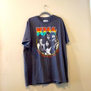 Unisex, short sleeve, crew neck Kiss Band Tee Shirt Rock & Roll All Nite 3xl NWT